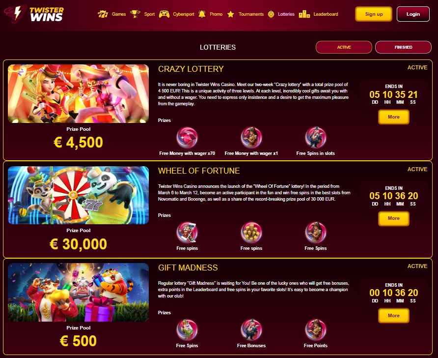 Experience Thrilling Wins at Twister Wins Casino